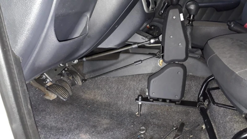 freio manual para deficiente