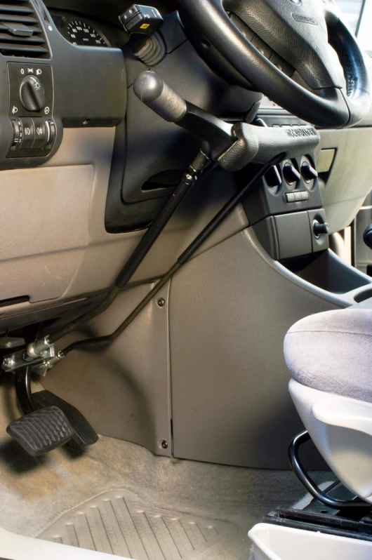 freio manual para deficientes físicos